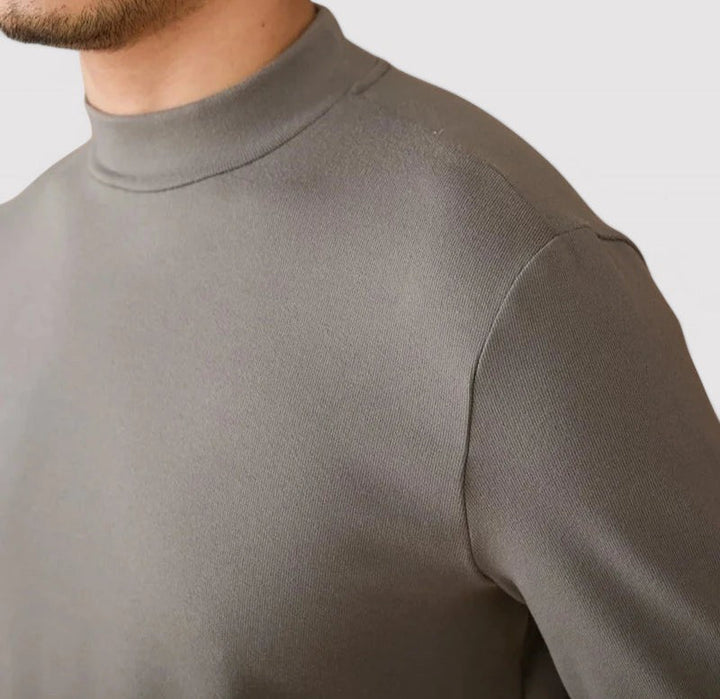 Ancien | Men's Soft Cashmere Half-Turtleneck Sweater afbeelding 13