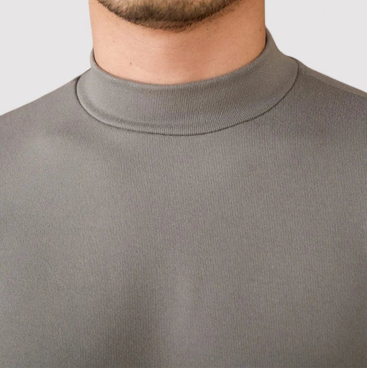 Ancien | Men's Soft Cashmere Half-Turtleneck Sweater afbeelding 12