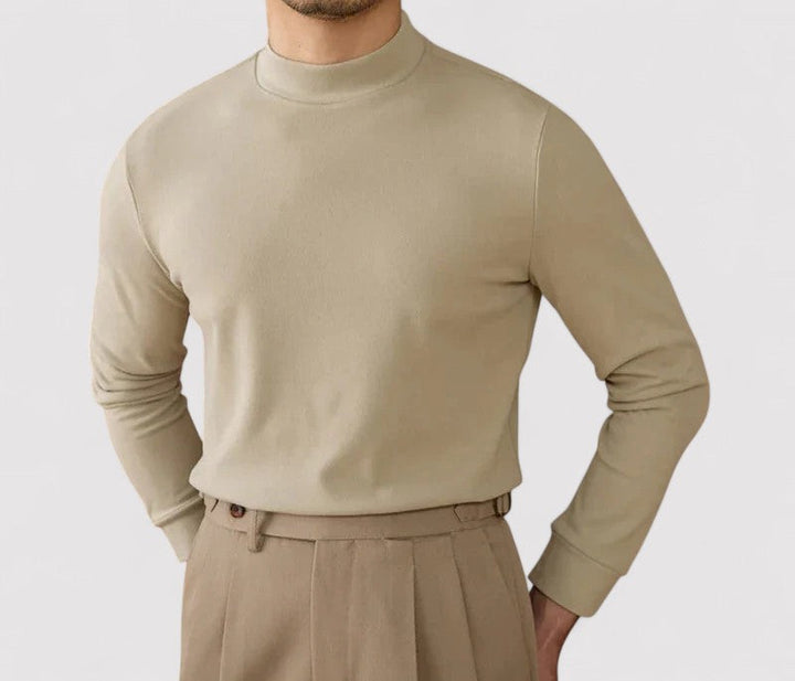 Ancien | Men's Soft Cashmere Half-Turtleneck Sweater afbeelding 16