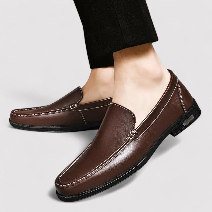 Ancien | Men's Verona Genuine Leather Loafers afbeelding 9