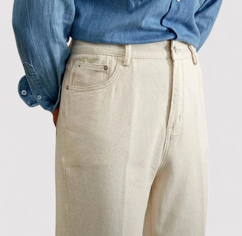 Ancien | Men's British Pure Cotton Old Money Trousers afbeelding 6