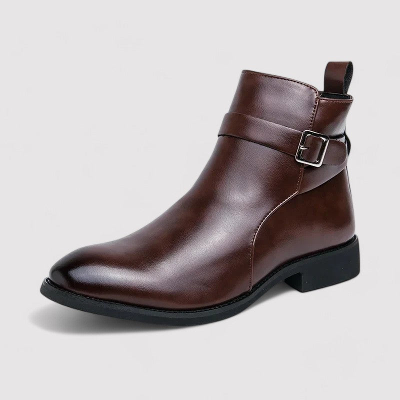 Ancien | Sergio Men's Genuine Leather Chelsea Boots afbeelding 11