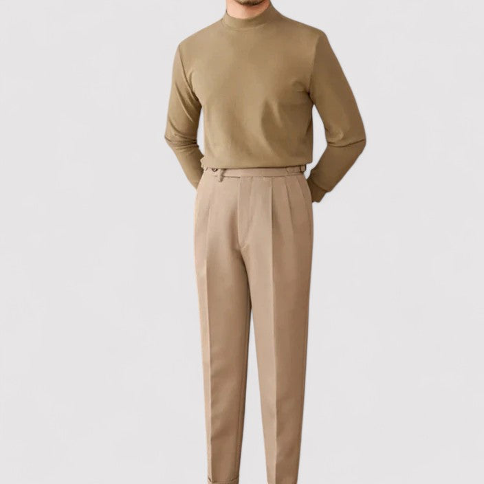 Ancien | Men's Soft Cashmere Half-Turtleneck Sweater afbeelding 28