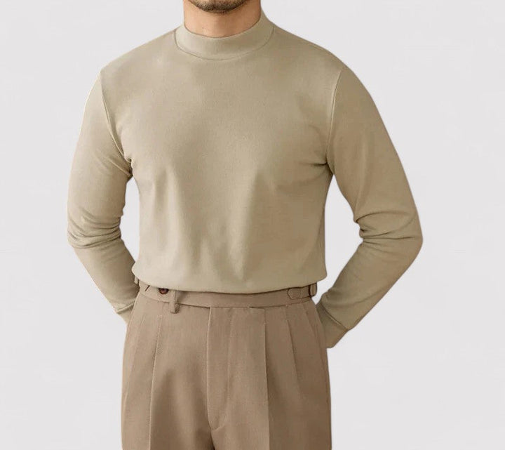 Ancien | Men's Soft Cashmere Half-Turtleneck Sweater afbeelding 18