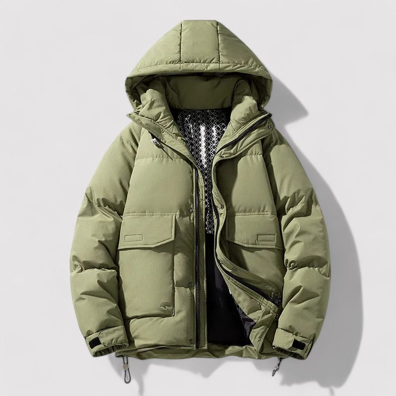 Ancien | Waterproof Hooded Winter Jacket for Men afbeelding 3