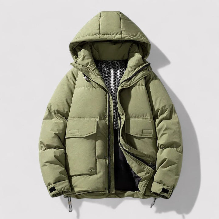 Ancien | Waterproof Hooded Winter Jacket for Men afbeelding 3