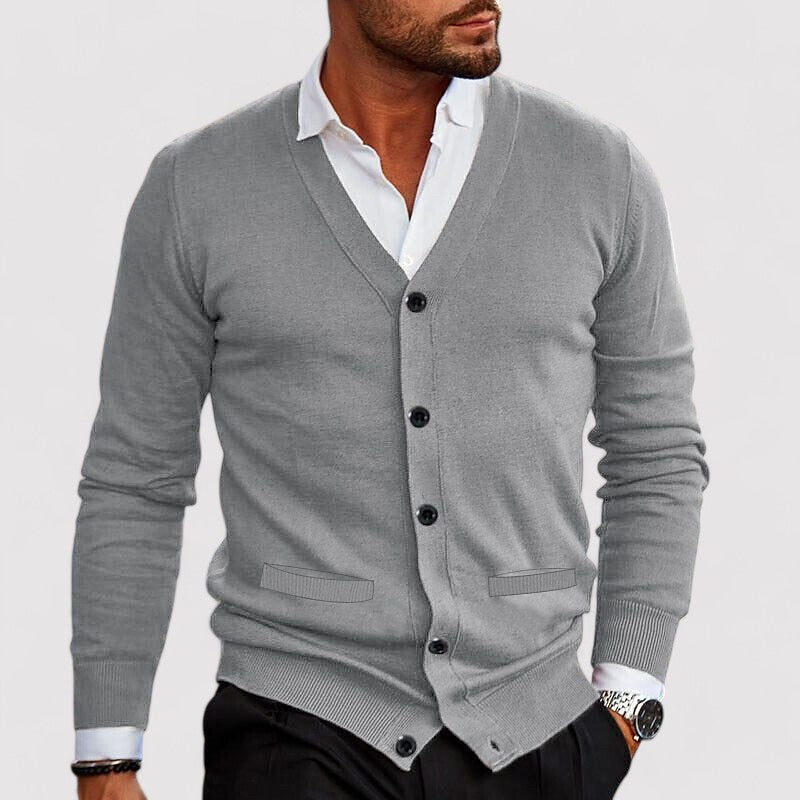 Ancien | Men's Casual Old Money Cardigan afbeelding 6