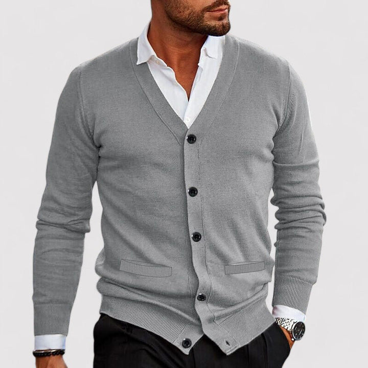 Ancien | Men's Casual Old Money Cardigan afbeelding 6