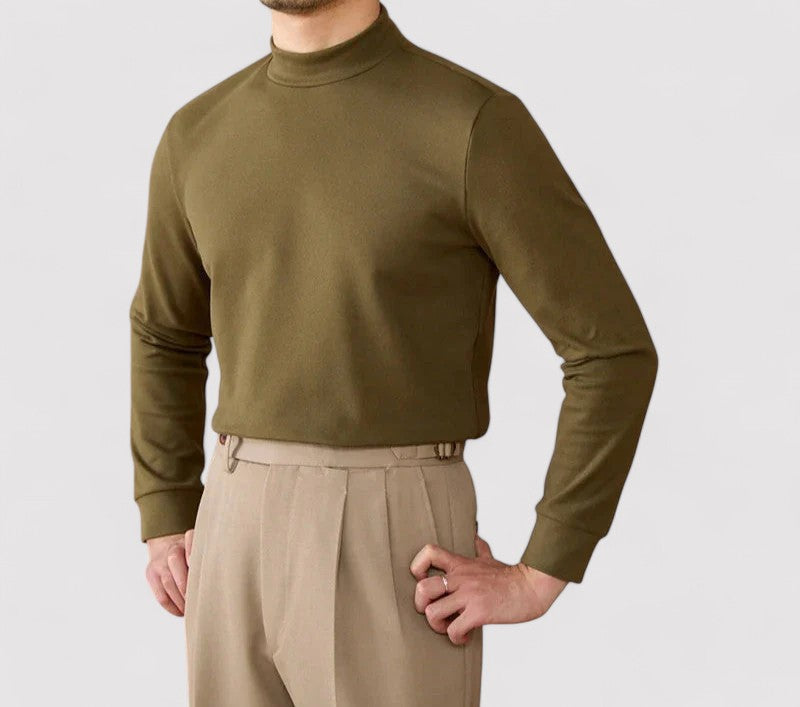 Ancien | Men's Soft Cashmere Half-Turtleneck Sweater afbeelding 20