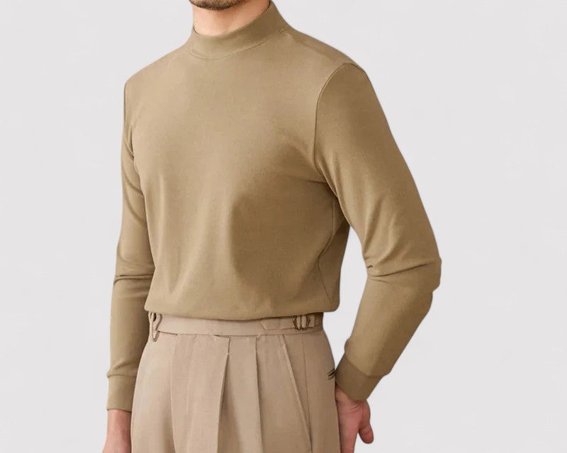 Ancien | Men's Soft Cashmere Half-Turtleneck Sweater afbeelding 29