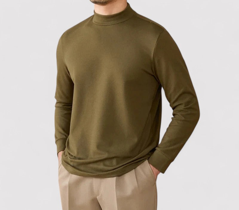 Ancien | Men's Soft Cashmere Half-Turtleneck Sweater afbeelding 19