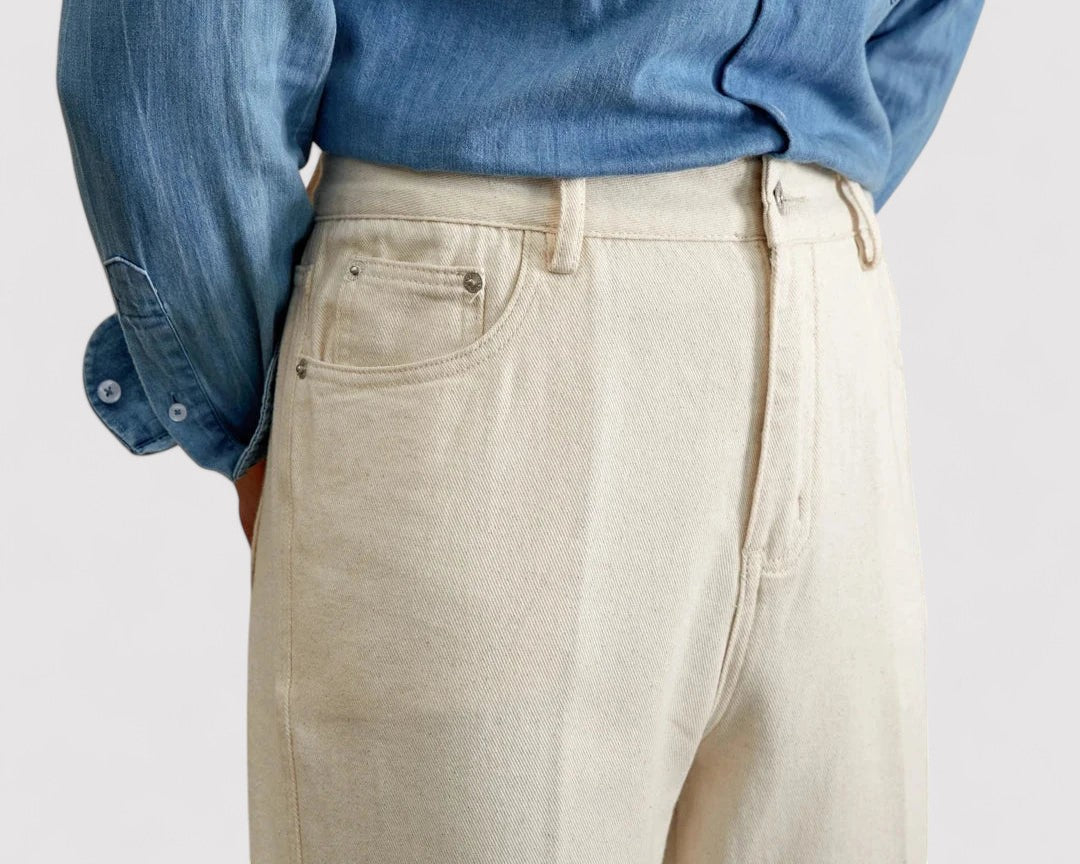 Ancien | Men's British Pure Cotton Old Money Trousers afbeelding 2