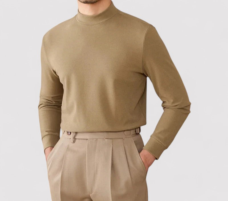 Ancien | Men's Soft Cashmere Half-Turtleneck Sweater afbeelding 24