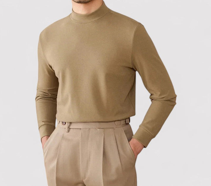 Ancien | Men's Soft Cashmere Half-Turtleneck Sweater afbeelding 24