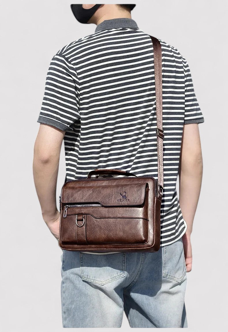 Ancien | Leather Teacher Bag afbeelding 2