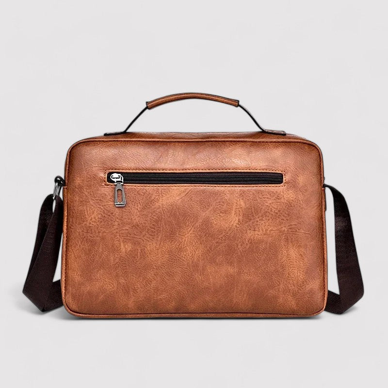 Ancien | Leather Teacher Bag afbeelding 4