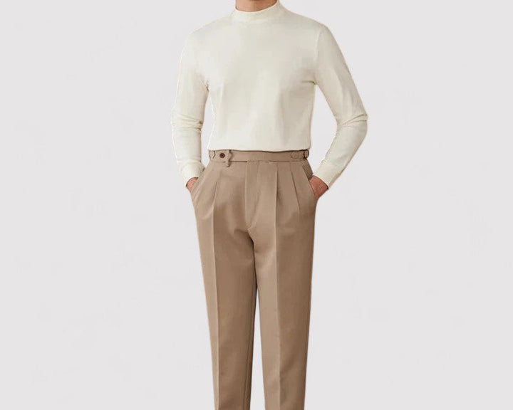 Ancien | Men's Soft Cashmere Half-Turtleneck Sweater afbeelding 30