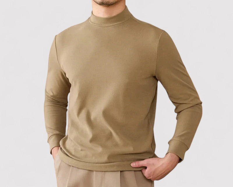 Ancien | Men's Soft Cashmere Half-Turtleneck Sweater afbeelding 26