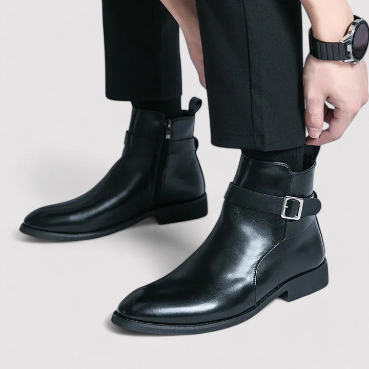 Ancien | Sergio Men's Genuine Leather Chelsea Boots afbeelding 16