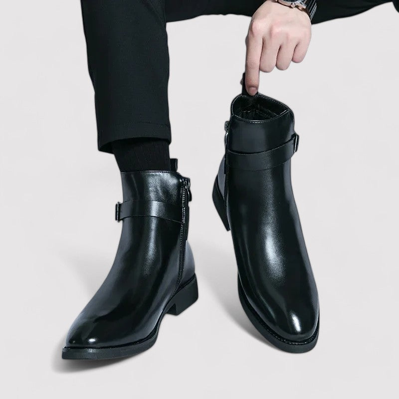 Ancien | Sergio Men's Genuine Leather Chelsea Boots afbeelding 14