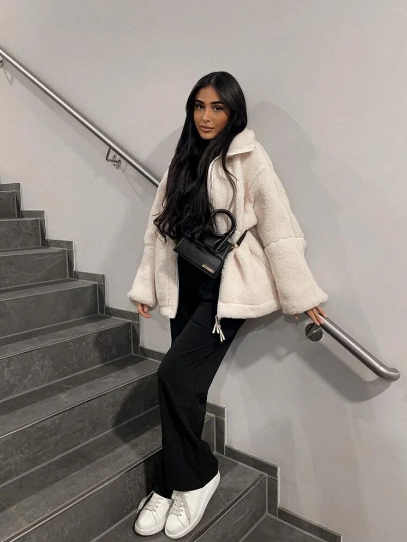 Emilia | Stylish Short Teddy Jacket for Women afbeelding 5