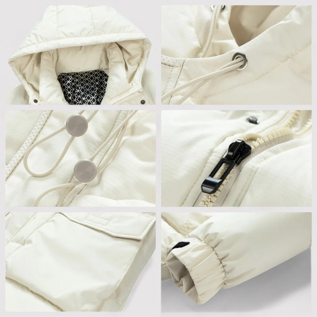 Ancien | Waterproof Hooded Winter Jacket for Men afbeelding 7