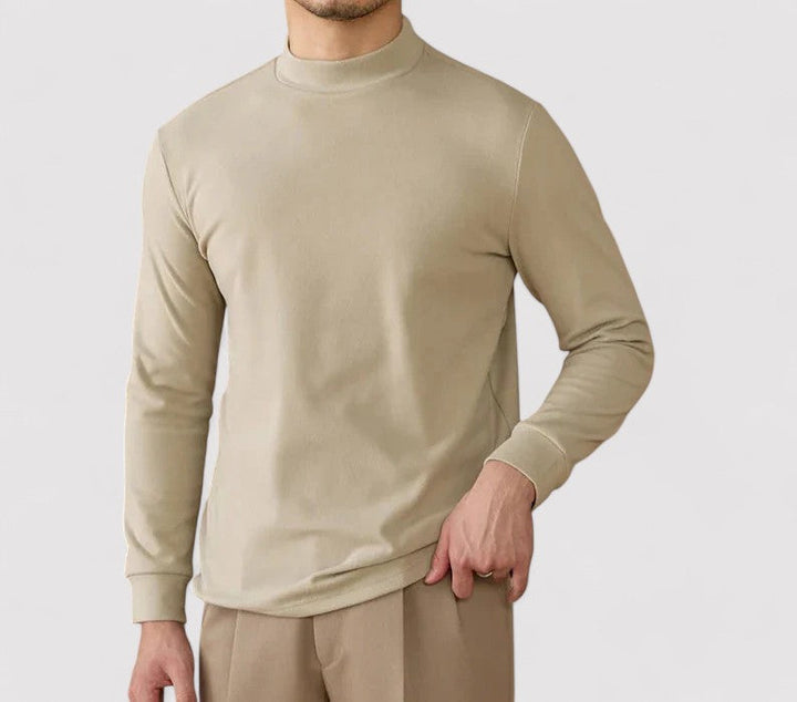 Ancien | Men's Soft Cashmere Half-Turtleneck Sweater afbeelding 14