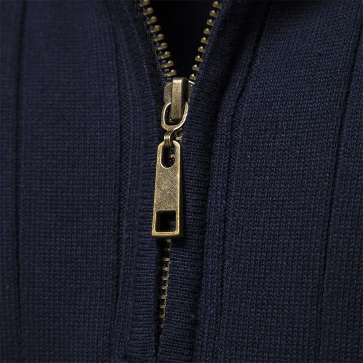 Ancien | Autumn Sweater with Zipper for Men afbeelding 3