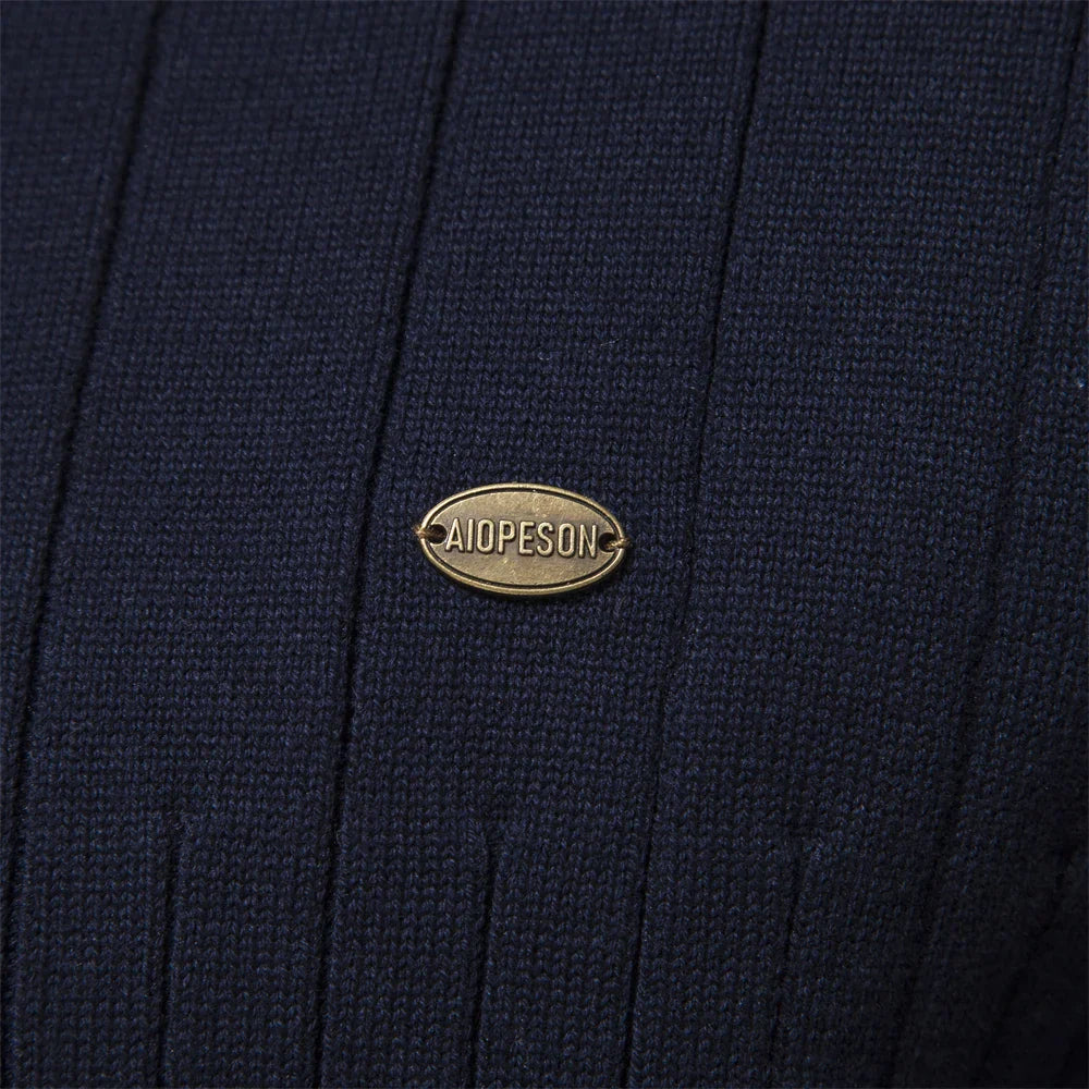 Ancien | Autumn Sweater with Zipper for Men afbeelding 4