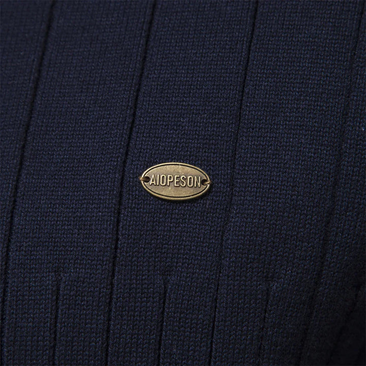 Ancien | Autumn Sweater with Zipper for Men afbeelding 4