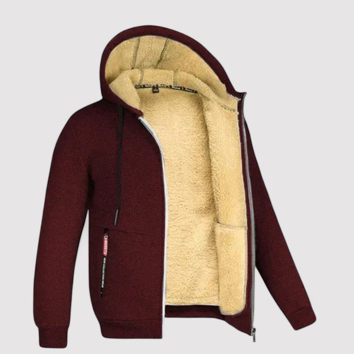 Ancien | Warm Winter Cardigan with Wool Inside afbeelding 5