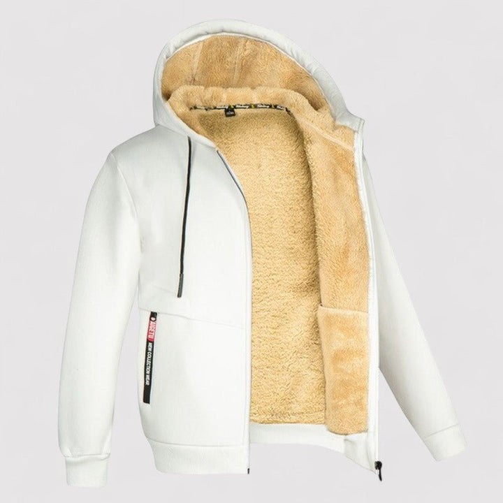 Ancien | Warm Winter Cardigan with Wool Inside afbeelding 6