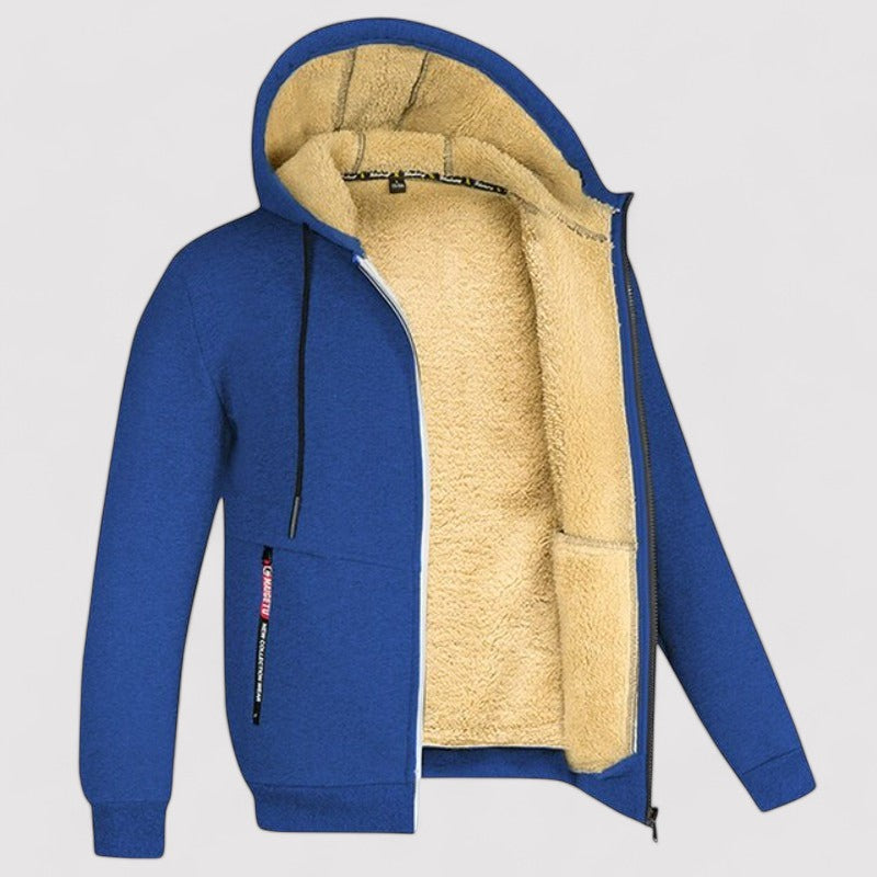 Ancien | Warm Winter Cardigan with Wool Inside afbeelding 7