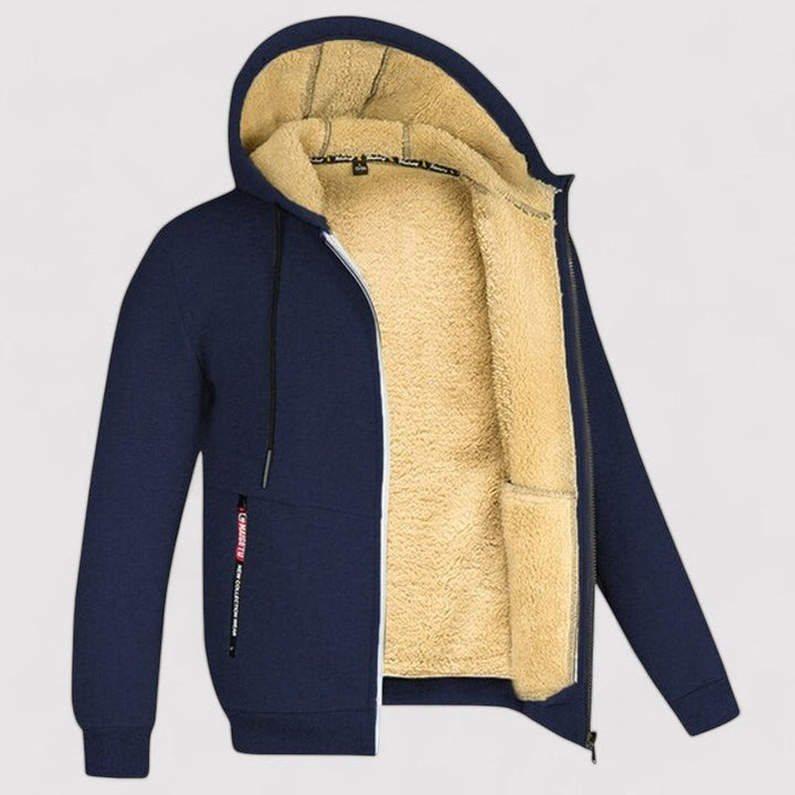 Ancien | Warm Winter Cardigan with Wool Inside afbeelding 8