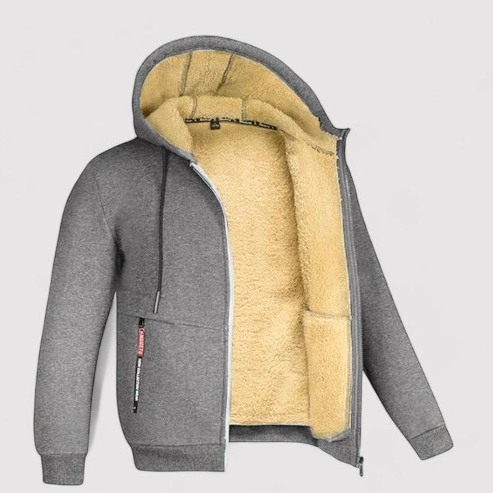 Ancien | Warm Winter Cardigan with Wool Inside afbeelding 9