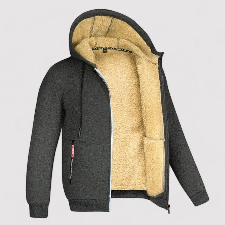 Ancien | Warm Winter Cardigan with Wool Inside afbeelding 10