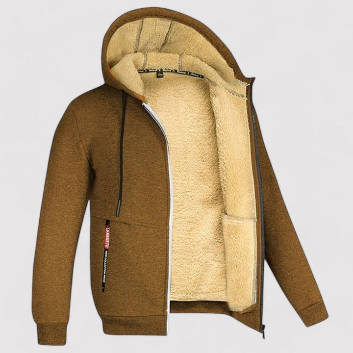 Ancien | Warm Winter Cardigan with Wool Inside afbeelding 11