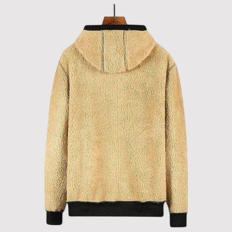 Ancien | Warm Winter Cardigan with Wool Inside afbeelding 3