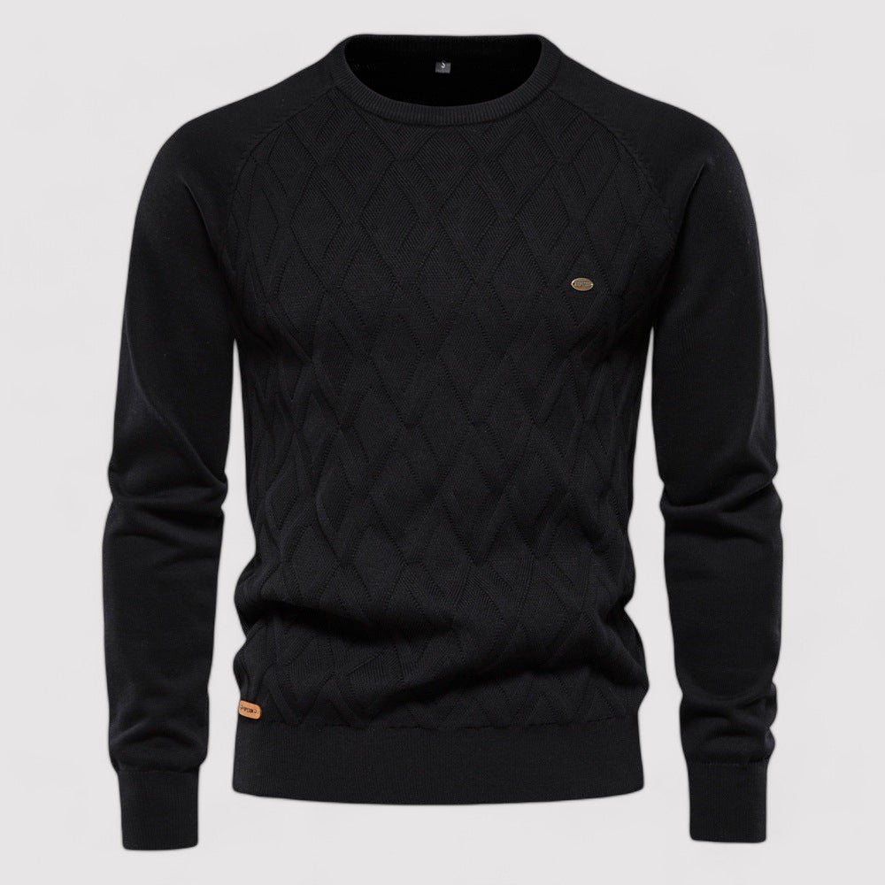 Ancien | Knitted Oxford Men's Sweater afbeelding 3