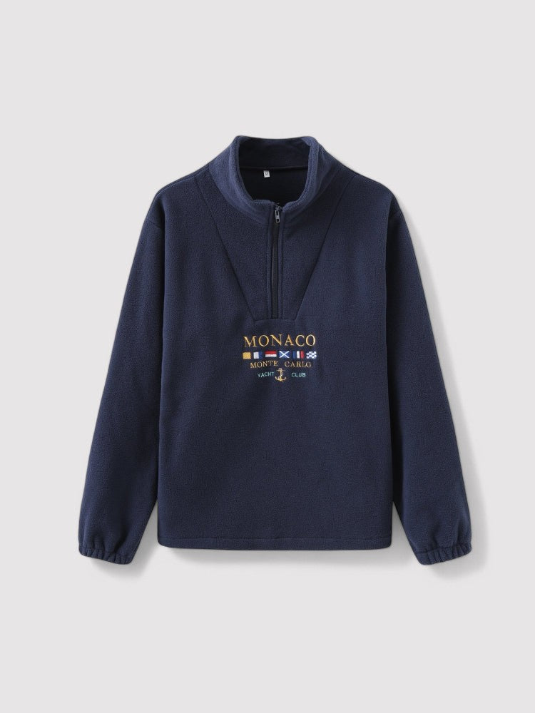 Ancien | Old Money Monaco Sweater with Zipper afbeelding 1