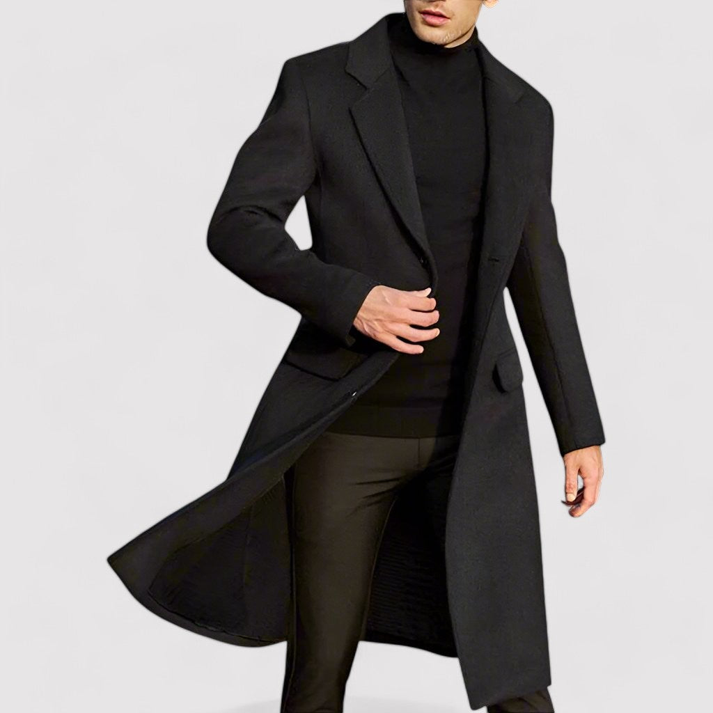 Ancien | Extra Long Coat for Men afbeelding 3