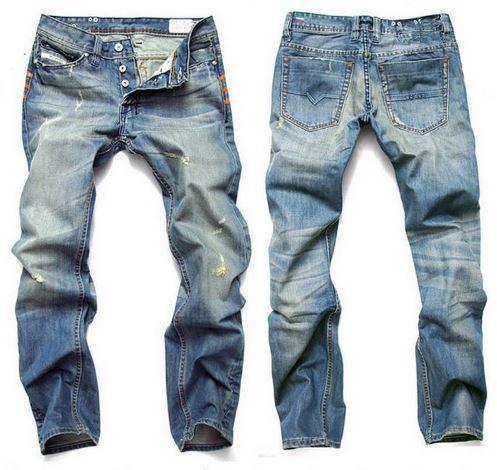 West Louis™ Famous Designer Cotton Jeans afbeelding 1