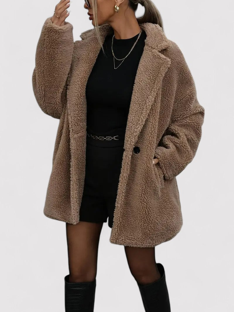 Ancien | Teddy Women's Jacket with Pockets afbeelding 1