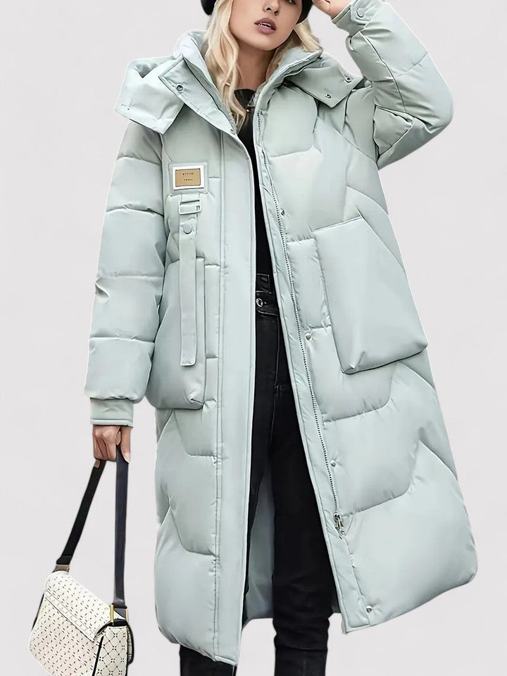 Ancien | Women's Warm Long Hooded Winter Coat afbeelding 8