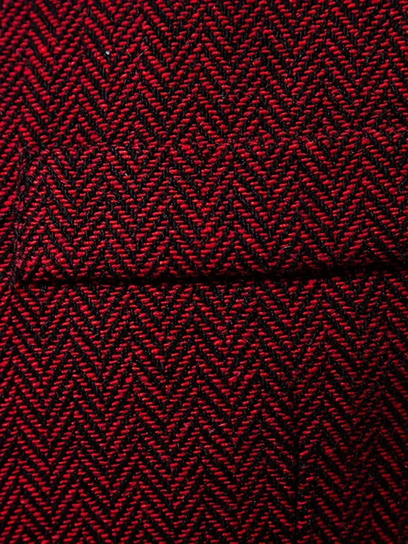 Ancient Elegant Retro Men's Vest with Herringbone Pattern afbeelding 4