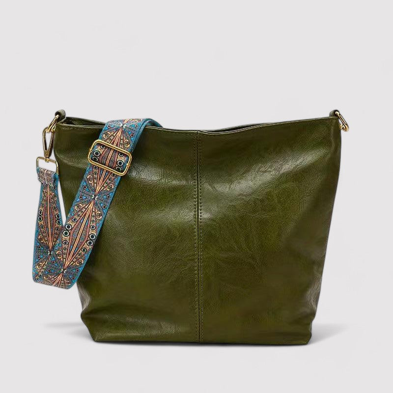 Mia | Women's leather bag with large capacity