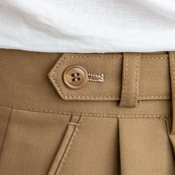 Ancien | Neapolitan High Waist Straight Suit Trousers afbeelding 3
