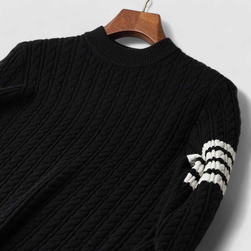Ancien | Cable Knit Wool Sweater afbeelding 5