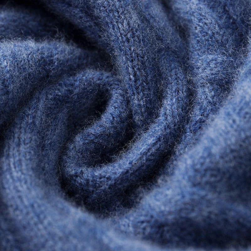 Ancien | Cashmere Half Zip Autumn Sweater afbeelding 7