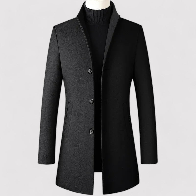 Ancien | Men's Casual Wool Coat afbeelding 3